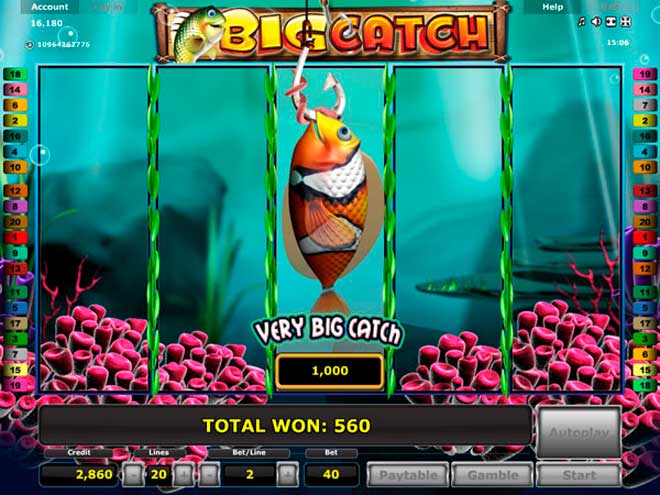 Онлайн игровой автомат Большой Улов (Big Catch)